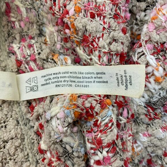 Aeropostale Multicolor Cardigan Sweater Nordic Bobble Knit Open Front Womens Sm - Picture 11 of 13